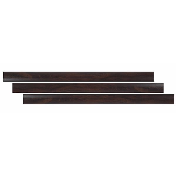 Ackland 1.03in. x 94in. x 2.23in. Midnight Walnut Luxury Vinyl Flooring Trim Overlapping Stair Nose Molding AKVTVMIWA-OSN - main